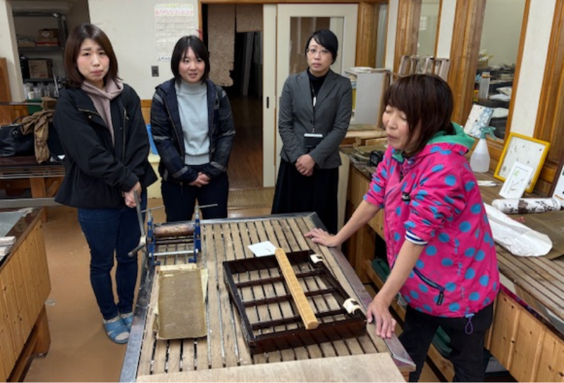 手すき和紙体験